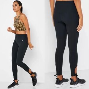 Nike Drifit Yoga Boutique Blogger Leggings Black Stretch Large L